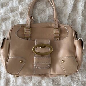 MAXX New York Elegant Tan Leather Women's Bag